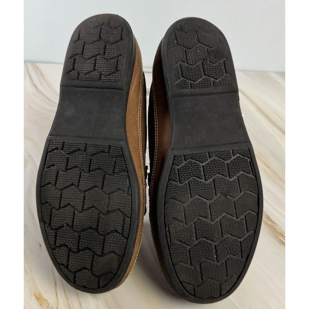 Dockers Men's Shoes Brown Suede Sz 9M Tasseled Loafer Slip-On Casual 90-7037 EUC